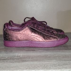 PUMA Clyde Sheer Animal Sneakers